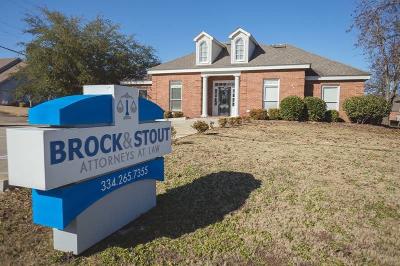Brock & Stout Montgomery office sign and building